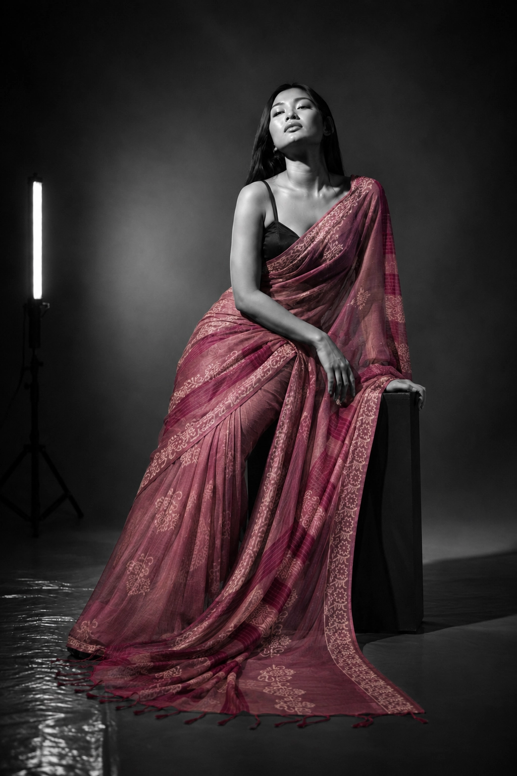 Elegant Maheshwari Silk