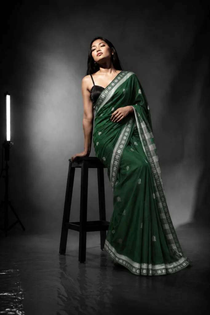 Manipuri Khadi Saree